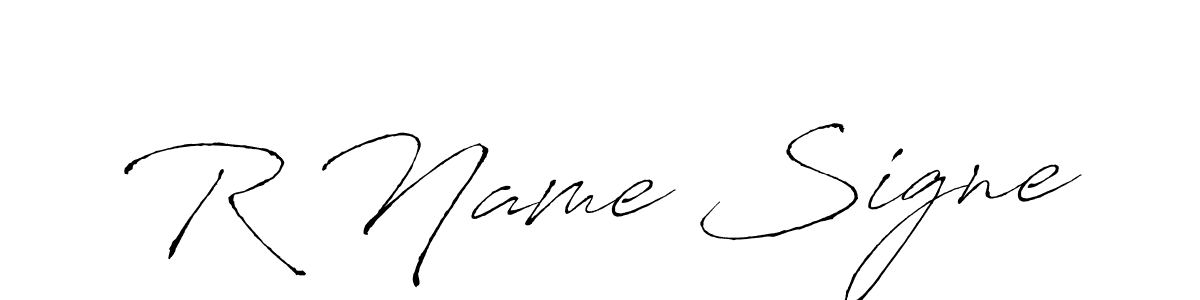 Make a beautiful signature design for name R Name Signe. With this signature (Antro_Vectra) style, you can create a handwritten signature for free. R Name Signe signature style 6 images and pictures png