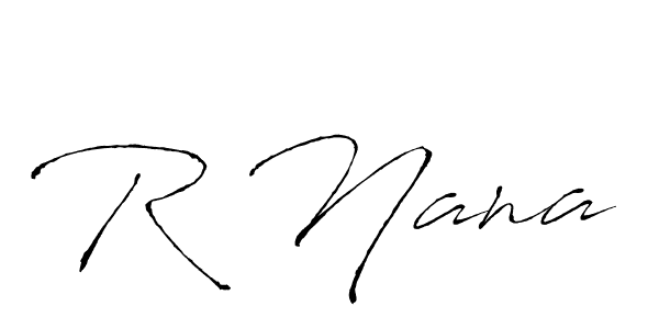 Make a beautiful signature design for name R Nana. Use this online signature maker to create a handwritten signature for free. R Nana signature style 6 images and pictures png