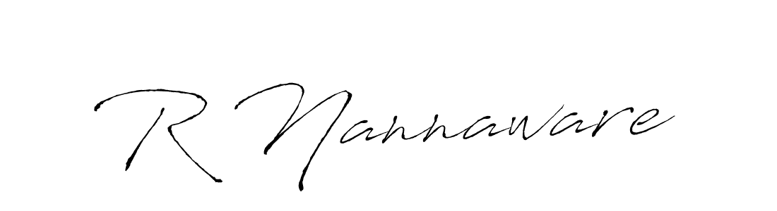 You can use this online signature creator to create a handwritten signature for the name R Nannaware. This is the best online autograph maker. R Nannaware signature style 6 images and pictures png