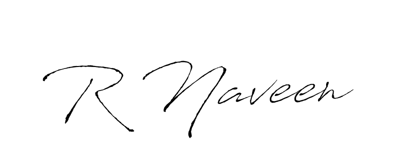 How to make R Naveen signature? Antro_Vectra is a professional autograph style. Create handwritten signature for R Naveen name. R Naveen signature style 6 images and pictures png