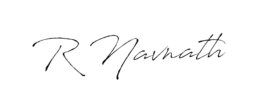 Make a beautiful signature design for name R Navnath. With this signature (Antro_Vectra) style, you can create a handwritten signature for free. R Navnath signature style 6 images and pictures png