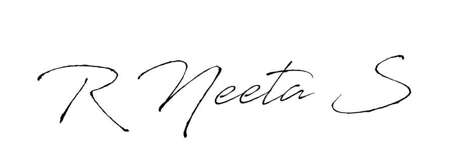 This is the best signature style for the R Neeta S name. Also you like these signature font (Antro_Vectra). Mix name signature. R Neeta S signature style 6 images and pictures png