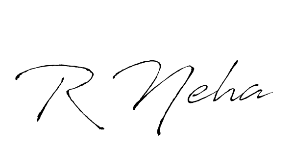 Use a signature maker to create a handwritten signature online. With this signature software, you can design (Antro_Vectra) your own signature for name R Neha. R Neha signature style 6 images and pictures png