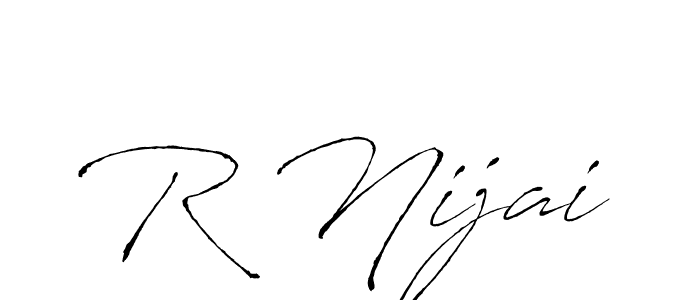 How to Draw R Nijai signature style? Antro_Vectra is a latest design signature styles for name R Nijai. R Nijai signature style 6 images and pictures png