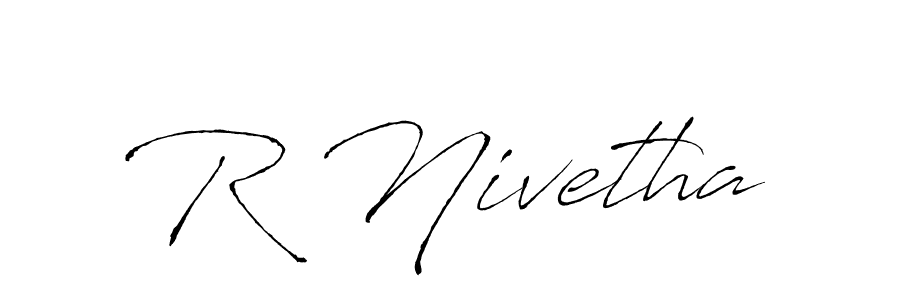 How to Draw R Nivetha signature style? Antro_Vectra is a latest design signature styles for name R Nivetha. R Nivetha signature style 6 images and pictures png