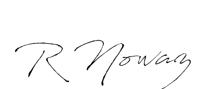 Antro_Vectra is a professional signature style that is perfect for those who want to add a touch of class to their signature. It is also a great choice for those who want to make their signature more unique. Get R Nowaz name to fancy signature for free. R Nowaz signature style 6 images and pictures png