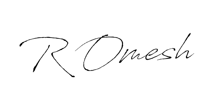 Use a signature maker to create a handwritten signature online. With this signature software, you can design (Antro_Vectra) your own signature for name R Omesh. R Omesh signature style 6 images and pictures png