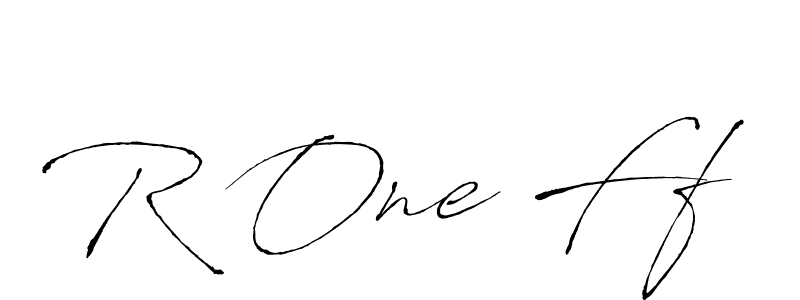 How to make R One Ff name signature. Use Antro_Vectra style for creating short signs online. This is the latest handwritten sign. R One Ff signature style 6 images and pictures png