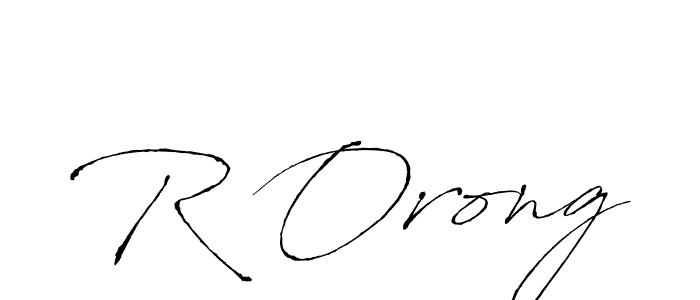Also we have R Orong name is the best signature style. Create professional handwritten signature collection using Antro_Vectra autograph style. R Orong signature style 6 images and pictures png