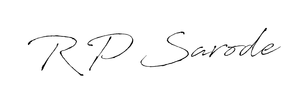 How to make R P Sarode name signature. Use Antro_Vectra style for creating short signs online. This is the latest handwritten sign. R P Sarode signature style 6 images and pictures png