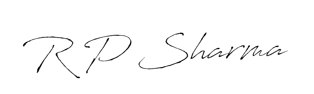 How to make R P Sharma signature? Antro_Vectra is a professional autograph style. Create handwritten signature for R P Sharma name. R P Sharma signature style 6 images and pictures png