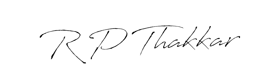 Also You can easily find your signature by using the search form. We will create R P Thakkar name handwritten signature images for you free of cost using Antro_Vectra sign style. R P Thakkar signature style 6 images and pictures png