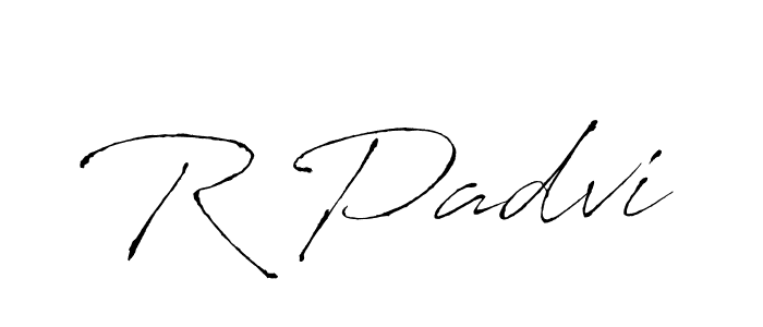 R Padvi stylish signature style. Best Handwritten Sign (Antro_Vectra) for my name. Handwritten Signature Collection Ideas for my name R Padvi. R Padvi signature style 6 images and pictures png