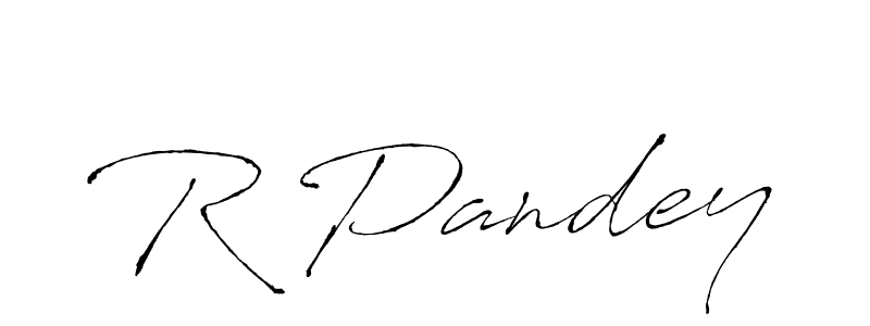 R Pandey stylish signature style. Best Handwritten Sign (Antro_Vectra) for my name. Handwritten Signature Collection Ideas for my name R Pandey. R Pandey signature style 6 images and pictures png