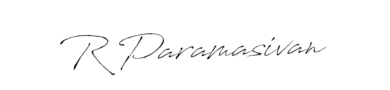 Antro_Vectra is a professional signature style that is perfect for those who want to add a touch of class to their signature. It is also a great choice for those who want to make their signature more unique. Get R Paramasivan name to fancy signature for free. R Paramasivan signature style 6 images and pictures png