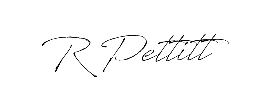 Use a signature maker to create a handwritten signature online. With this signature software, you can design (Antro_Vectra) your own signature for name R Pettitt. R Pettitt signature style 6 images and pictures png