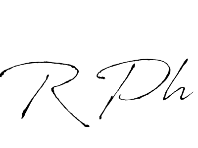 Also You can easily find your signature by using the search form. We will create R Ph name handwritten signature images for you free of cost using Antro_Vectra sign style. R Ph signature style 6 images and pictures png