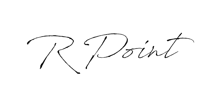 The best way (Antro_Vectra) to make a short signature is to pick only two or three words in your name. The name R Point include a total of six letters. For converting this name. R Point signature style 6 images and pictures png