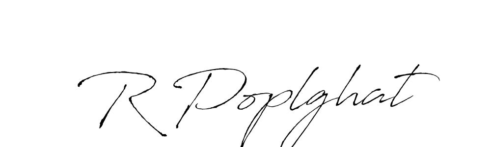Make a beautiful signature design for name R Poplghat. Use this online signature maker to create a handwritten signature for free. R Poplghat signature style 6 images and pictures png