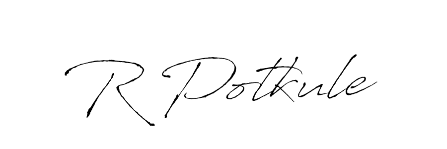 R Potkule stylish signature style. Best Handwritten Sign (Antro_Vectra) for my name. Handwritten Signature Collection Ideas for my name R Potkule. R Potkule signature style 6 images and pictures png