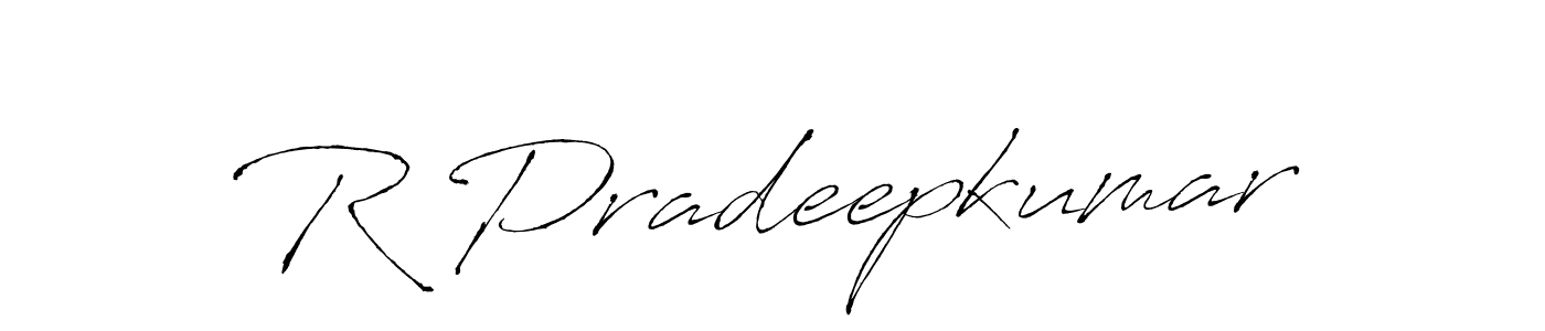 You should practise on your own different ways (Antro_Vectra) to write your name (R Pradeepkumar) in signature. don't let someone else do it for you. R Pradeepkumar signature style 6 images and pictures png