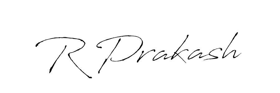 How to make R Prakash name signature. Use Antro_Vectra style for creating short signs online. This is the latest handwritten sign. R Prakash signature style 6 images and pictures png