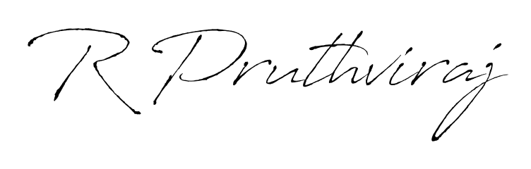 See photos of R Pruthviraj official signature. Check more albums & portfolios. Read reviews & check more about Antro_Vectra font. R Pruthviraj signature style 6 images and pictures png