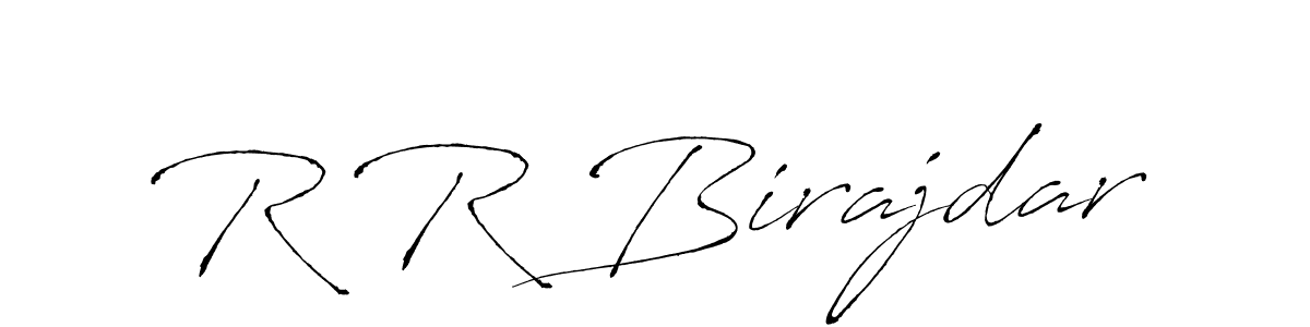 if you are searching for the best signature style for your name R R Birajdar. so please give up your signature search. here we have designed multiple signature styles  using Antro_Vectra. R R Birajdar signature style 6 images and pictures png