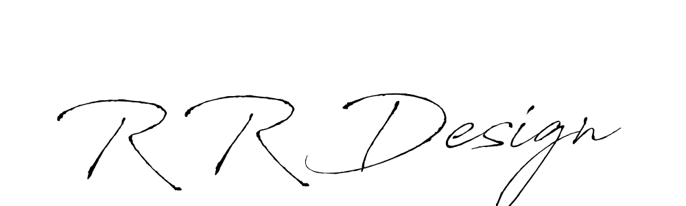 The best way (Antro_Vectra) to make a short signature is to pick only two or three words in your name. The name R R Design include a total of six letters. For converting this name. R R Design signature style 6 images and pictures png
