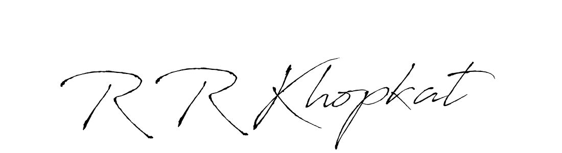 Make a beautiful signature design for name R R Khopkat. Use this online signature maker to create a handwritten signature for free. R R Khopkat signature style 6 images and pictures png