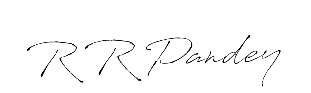 You should practise on your own different ways (Antro_Vectra) to write your name (R R Pandey) in signature. don't let someone else do it for you. R R Pandey signature style 6 images and pictures png