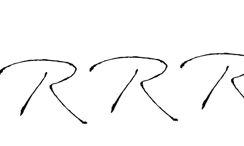 How to Draw R R R signature style? Antro_Vectra is a latest design signature styles for name R R R. R R R signature style 6 images and pictures png