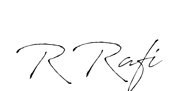 Create a beautiful signature design for name R Rafi. With this signature (Antro_Vectra) fonts, you can make a handwritten signature for free. R Rafi signature style 6 images and pictures png