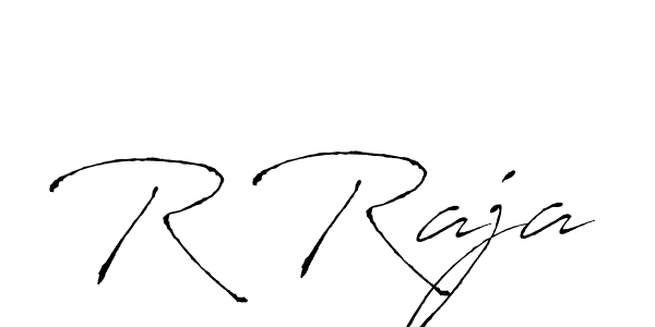 if you are searching for the best signature style for your name R Raja. so please give up your signature search. here we have designed multiple signature styles  using Antro_Vectra. R Raja signature style 6 images and pictures png