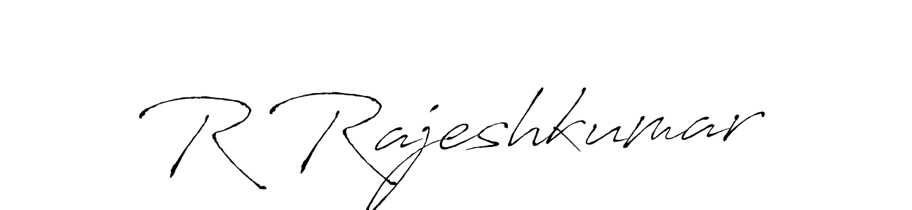 Use a signature maker to create a handwritten signature online. With this signature software, you can design (Antro_Vectra) your own signature for name R Rajeshkumar. R Rajeshkumar signature style 6 images and pictures png