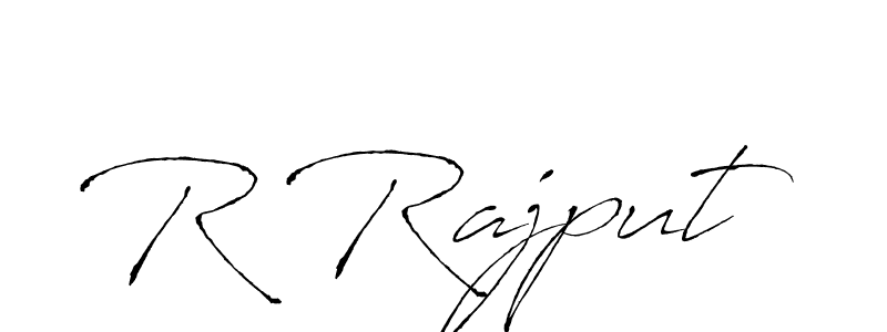 This is the best signature style for the R Rajput name. Also you like these signature font (Antro_Vectra). Mix name signature. R Rajput signature style 6 images and pictures png