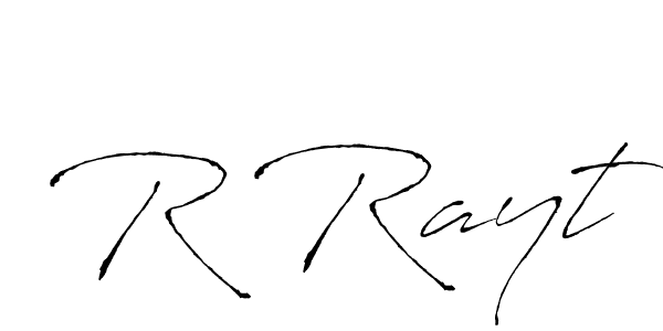 Create a beautiful signature design for name R Rayt. With this signature (Antro_Vectra) fonts, you can make a handwritten signature for free. R Rayt signature style 6 images and pictures png