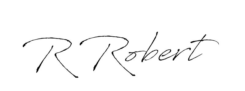 You should practise on your own different ways (Antro_Vectra) to write your name (R Robert) in signature. don't let someone else do it for you. R Robert signature style 6 images and pictures png