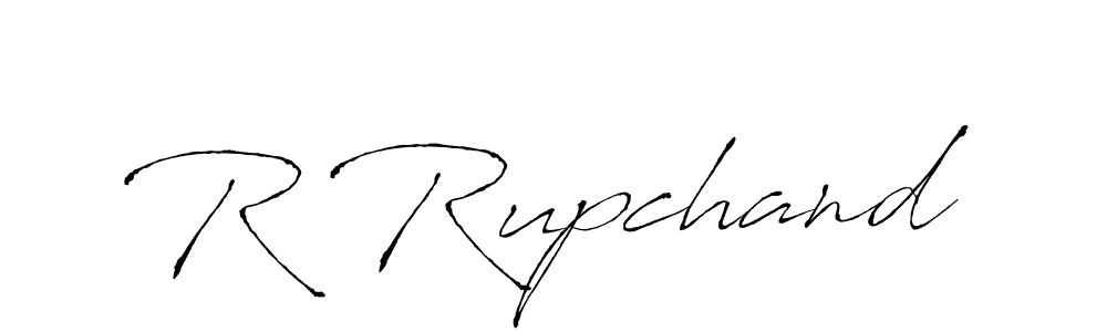 Design your own signature with our free online signature maker. With this signature software, you can create a handwritten (Antro_Vectra) signature for name R Rupchand. R Rupchand signature style 6 images and pictures png