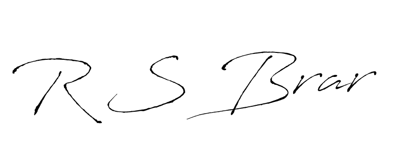 You should practise on your own different ways (Antro_Vectra) to write your name (R S Brar) in signature. don't let someone else do it for you. R S Brar signature style 6 images and pictures png