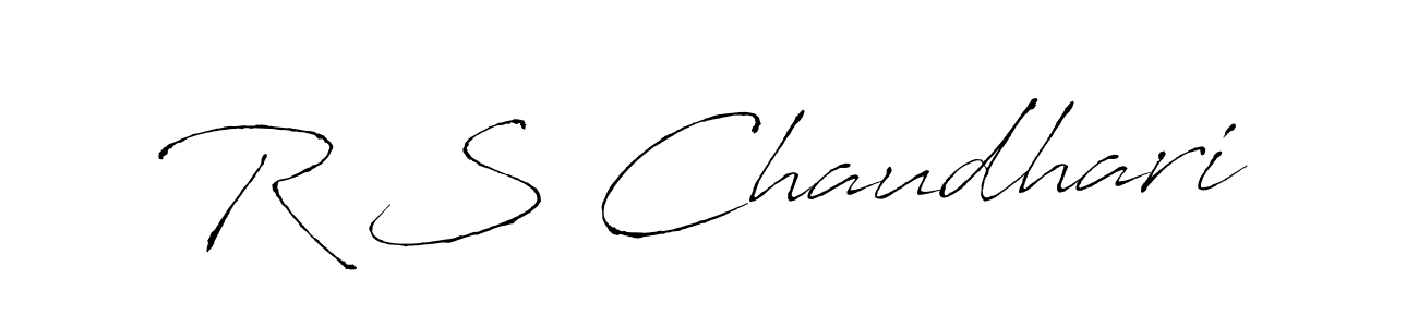 Make a beautiful signature design for name R S Chaudhari. Use this online signature maker to create a handwritten signature for free. R S Chaudhari signature style 6 images and pictures png