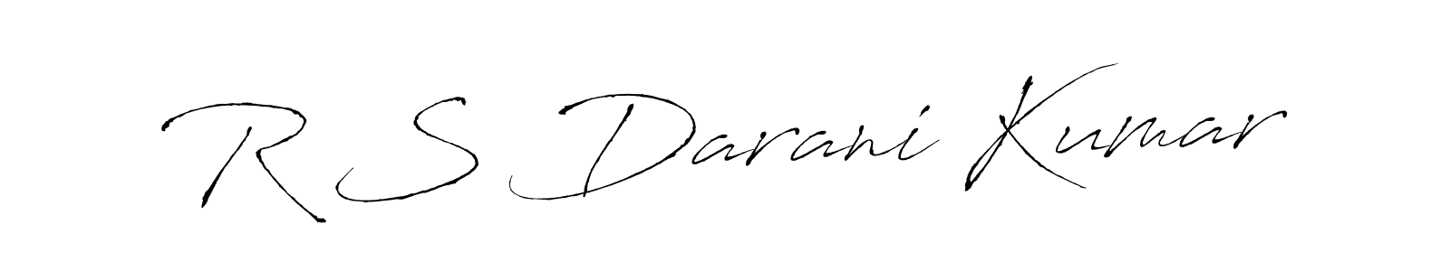 This is the best signature style for the R S Darani Kumar name. Also you like these signature font (Antro_Vectra). Mix name signature. R S Darani Kumar signature style 6 images and pictures png