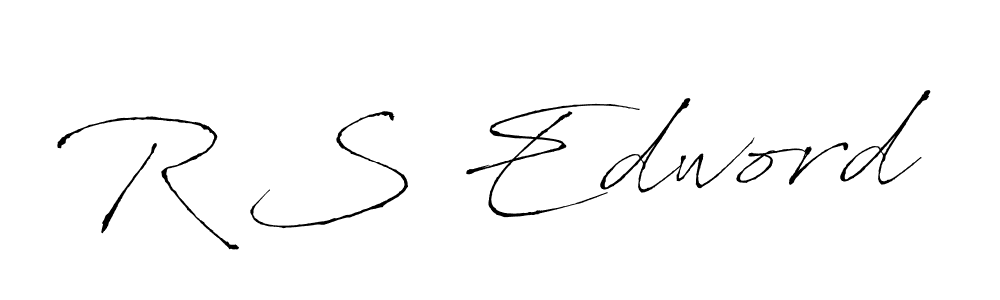 How to make R S Edword signature? Antro_Vectra is a professional autograph style. Create handwritten signature for R S Edword name. R S Edword signature style 6 images and pictures png