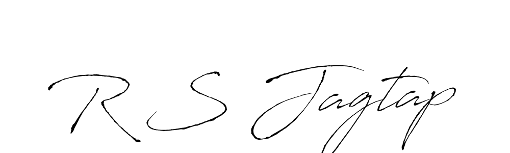 Make a beautiful signature design for name R S Jagtap. With this signature (Antro_Vectra) style, you can create a handwritten signature for free. R S Jagtap signature style 6 images and pictures png