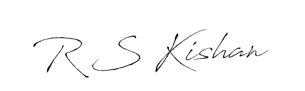 Make a beautiful signature design for name R S Kishan. Use this online signature maker to create a handwritten signature for free. R S Kishan signature style 6 images and pictures png