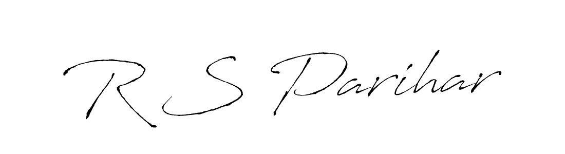 You should practise on your own different ways (Antro_Vectra) to write your name (R S Parihar) in signature. don't let someone else do it for you. R S Parihar signature style 6 images and pictures png