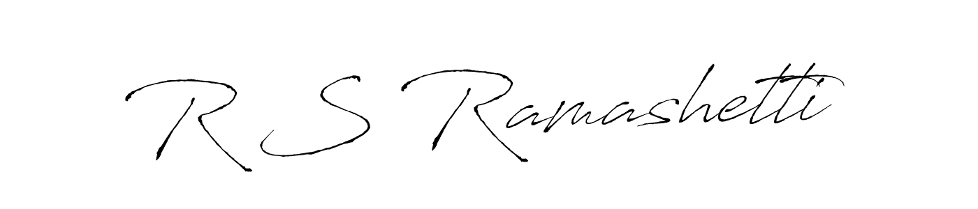 Make a beautiful signature design for name R S Ramashetti. Use this online signature maker to create a handwritten signature for free. R S Ramashetti signature style 6 images and pictures png