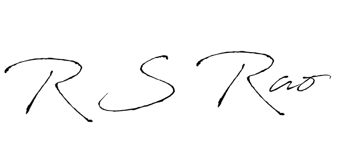 Antro_Vectra is a professional signature style that is perfect for those who want to add a touch of class to their signature. It is also a great choice for those who want to make their signature more unique. Get R S Rao name to fancy signature for free. R S Rao signature style 6 images and pictures png