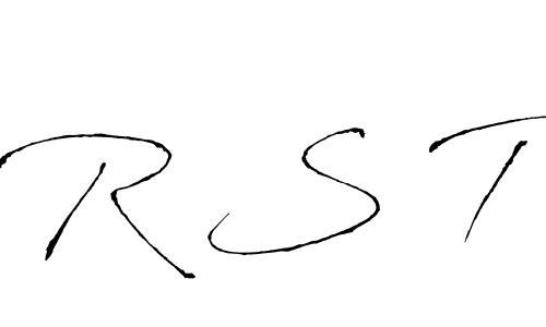 Design your own signature with our free online signature maker. With this signature software, you can create a handwritten (Antro_Vectra) signature for name R S T. R S T signature style 6 images and pictures png