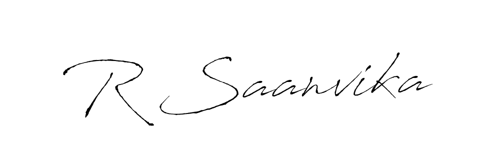 You can use this online signature creator to create a handwritten signature for the name R Saanvika. This is the best online autograph maker. R Saanvika signature style 6 images and pictures png